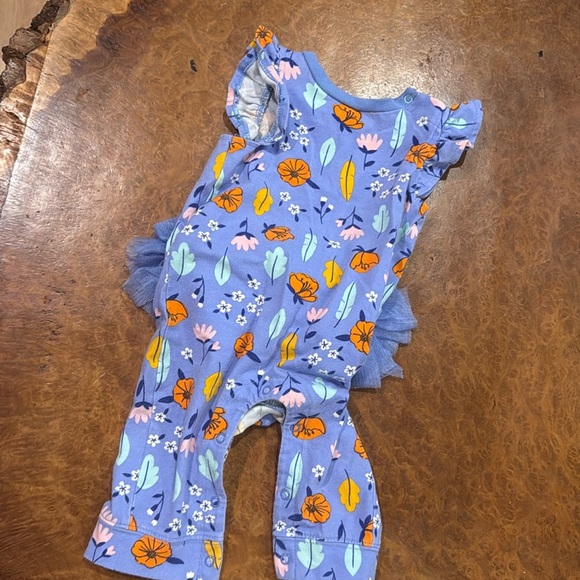 Cat & Jack Ruffle Tulle Butt Romper - Picture 1 of 2